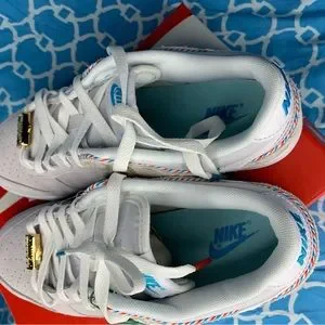 Nike | Shoes | Nike Dunk Low Womens Size 5 Barbershop Cool  display picture 2
